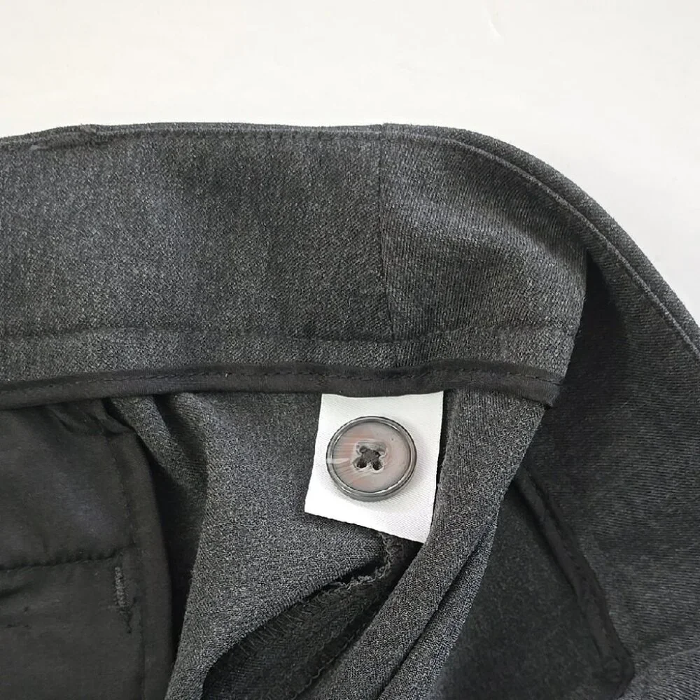 NWT Hilary Radley Women's Charcoal Grey Dress Straight Pants Stretch Size 16 - Picture 7 of 16